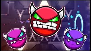 GEOMETRY DASH BEATING DEATH CORRIDOR AGAIN [upl. by Annahsar]