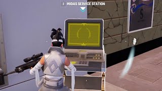 purchase from midas vending machines or service stations Fortnite [upl. by Rori]