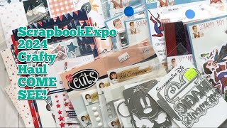 ScrapbookExpo 2024 Crafty Haul COME SEE [upl. by Bradman]