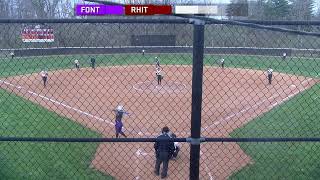 SOFTBALL RoseHulman vs Fontbonne [upl. by Sulecram]