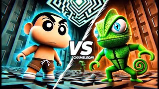 SHINCHAN PLAYING WITH  Escape The Chameleon Gameplay in Tamil  ROBLOX [upl. by Files]