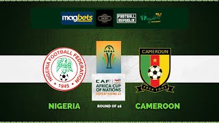 NIGERIA 20 CAMEROON  AFCON 2023 WATCH ALONG [upl. by Ahserak]