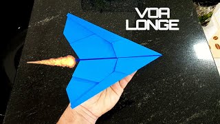 Como fazer um AVIÃO DE PAPEL que voa muito longe [upl. by Natalie291]