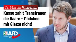 Kein Geld für leidende Mädchen  Dr Martin Vincentz AfD [upl. by Ahsienak183]