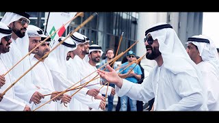 Arab Men Traditional Dance  United Arab Emirates UAE [upl. by Antonina]