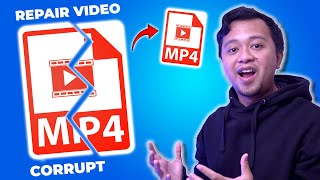 MUDAH BANGET Cara Memperbaiki Video Yang Rusak Tidak Bisa Dibuka File Corrupt [upl. by Komara]