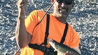 lahontan reservoir walleye fishing 092224 Double Hookup [upl. by Barker]