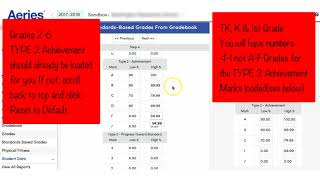 Aeries Gradebook Load Grades to Report Card [upl. by Adley941]