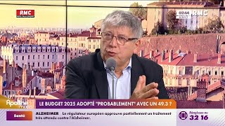 Un Budget 2025 adopté avec un 493  Eric Coquerel sur RMC [upl. by Aicrop]