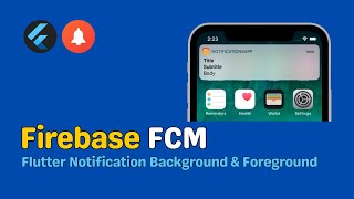 How to Implement Firebase Messaging in Flutter for Foreground amp Background Notifications [upl. by Llohcin]