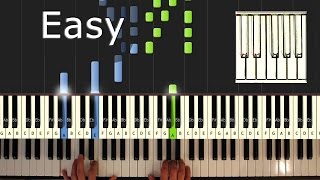 Mozart  Turkish March  Piano Tutorial Easy  How to Play synthesia [upl. by Suraved]