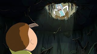 Morty exits the Fear Hole Rick and Morty S7 E10 Ending [upl. by Viviana982]