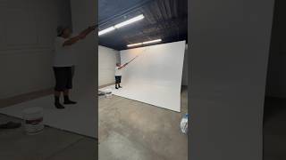 My studio got a cyclorama wall This is how the process went CycloramaWall CycWall InfinityWall [upl. by Tonye]