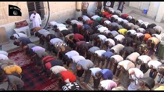 Islamic State video shows conversion of Yazidi men to Islam [upl. by Elrod958]