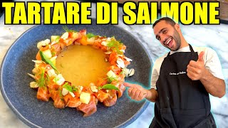 TARTARE DI SALMONE ALLA CHEF RUBEN ⭐⭐⭐ [upl. by Joao]