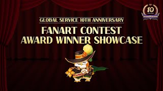 GLOBAL SERVICE 10TH ANNIVERSARY SPECIAL FANART CONTEST AWARD WINNER SHOWCASE [upl. by Wenona]