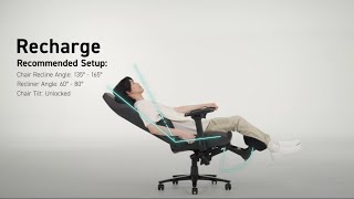 Secretlab Ergonomic Recliner AddOn Plushcell™ Memory Foam Usage Guide [upl. by Demeter]