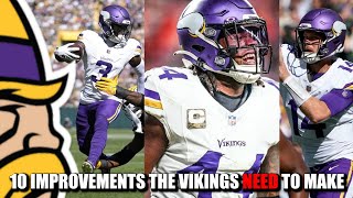 10 Things the 40 Minnesota Vikings NEED to Improve On [upl. by Eleph]