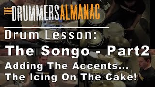 The Songo With Accents  Drum Lesson [upl. by Gamin]