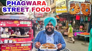 PHAGWARA STREET FOOD  Gurwinder Singh vlogs  Behind the scenes [upl. by Atirres]