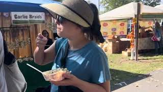 Vendors at the 2024 Hudson Valley Garlic Festival in Saugerties [upl. by Tnerb]