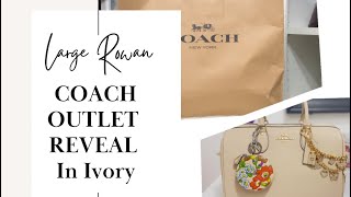 COACH OUTLET LARGE ROWAN love ❤️ at second sight for sure 🥰 [upl. by Seeto469]