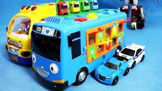 smart Tayo the little bus car toys play 똑똑한 타요 장난감 놀이 [upl. by Nollahp]