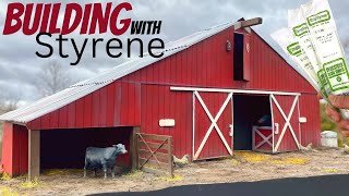 Beginners Guide to Styrene Barn Diorama Reveal [upl. by Sande]