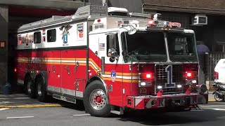 FEDERAL Q FDNY Rescue 1 Responding [upl. by Lasorella103]