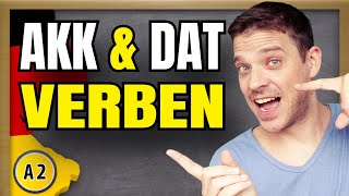 Verben mit Dativ amp Akkusativ  German verbs with accusative amp dative  Grammar explained [upl. by Jocelyn]