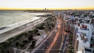 Montevideo a vista de Drone Pocitos Letras Legislativo Hotel Carrasco Club Golf Sede Mrrcosur [upl. by Shaffert]