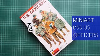 Miniart 135 US Officers 35477 Review [upl. by Benoit606]