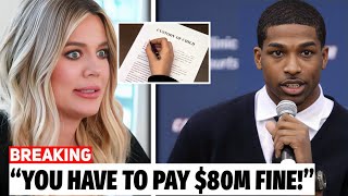 IN EMOTIONS Khloe Kardashian BREAKSDOWN When Tristan Thompson Record FINE [upl. by Delmor]