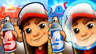 Subway Surfers Hollywood 2024 VS Subway Surfers Underwater [upl. by Nyrhtakyram]