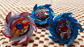 BATTLE King Helios VS Kolossal Helios Metal amp Plastic  Hasbro Beyblade Burst Surge Speed Storm [upl. by Kelsey]