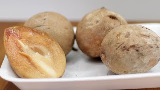 How to Eat Sapodilla  What Does Sapodilla Chico Sapote Taste Like [upl. by Eicyaj339]