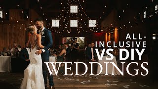 Essential Comparrison All Inclusive vs DIY Wedding Venues [upl. by Ennaylil]