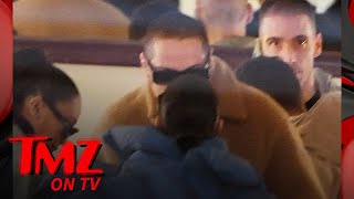 Kim Kardashian and Pete Davidson Share Kiss on Early Valentines Dinner Date  TMZ TV [upl. by Barber]