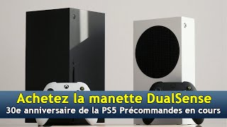 Achetez la manette DualSense 30e anniversaire de la PS5  Précommandes en cours  DRM News Français [upl. by Attenyw]