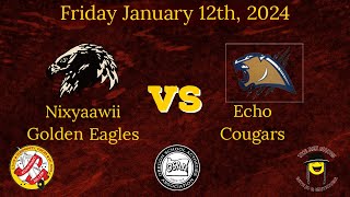 Nixyaawii Golden Eagles vs Echo Cougars Varsity Girls [upl. by Aisylla]