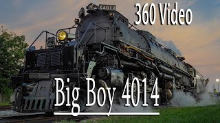 Big Boy No 4014 Steam Engine Locomotive in Hearne Tx 360 bigboy4014 hearnetx [upl. by Yhprum946]