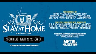 SLAY AT HOME Monthly January Live Stream  Metal Injection [upl. by Oirotciv]