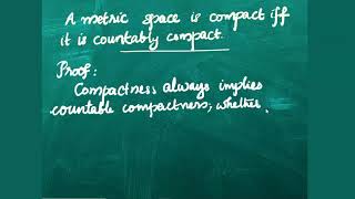 Countable Compactness in Topological Spaces part 3 [upl. by Ced511]