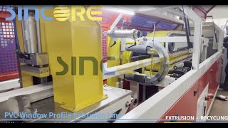 PVC Window Profile Extrusion Line [upl. by Lareena92]