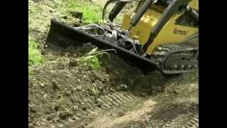 Mini Skid Steer Attachment Dozer Blade  Vermeer Tree Care Equipment [upl. by Leotie938]