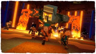 👉 ¡GOLEM DE LAVA GIGANTE MINECRAFT STORY MODE 2 [upl. by Carlota]