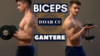 Exercitii pentru Biceps Acasa doar cu Gantere [upl. by Winni]