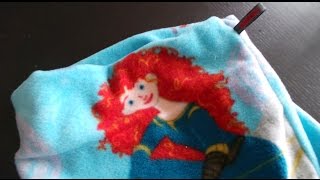 DaIsY´s DIY  Fleece Kinder Loop Schal in 12 Minuten selber nähen [upl. by Girardi]