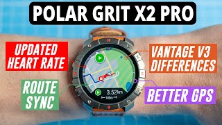 Polar Grit X2 Pro HandsOn A Scientists Perspective Heart Rate GPS Build [upl. by Strade]