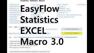 EasyFlow Statistics EXCEL macro 3 0 [upl. by Chaffinch882]